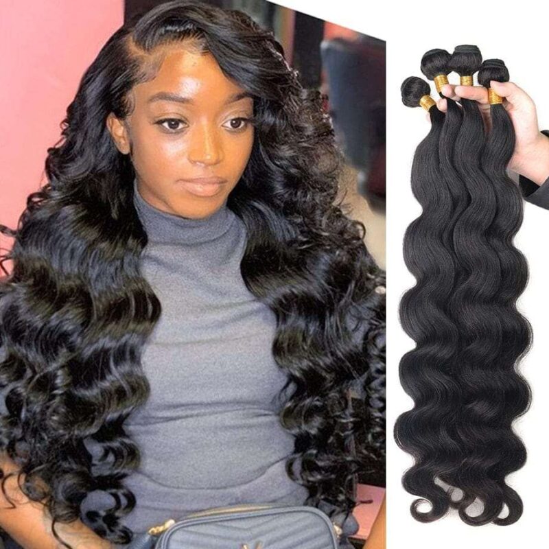 Body Wave Hair. Body Wave one Bundle Human Hair, 20 Inch 100% Unprocessed Human Hair Bundle, 10A Brazilian. virgin body wave hair