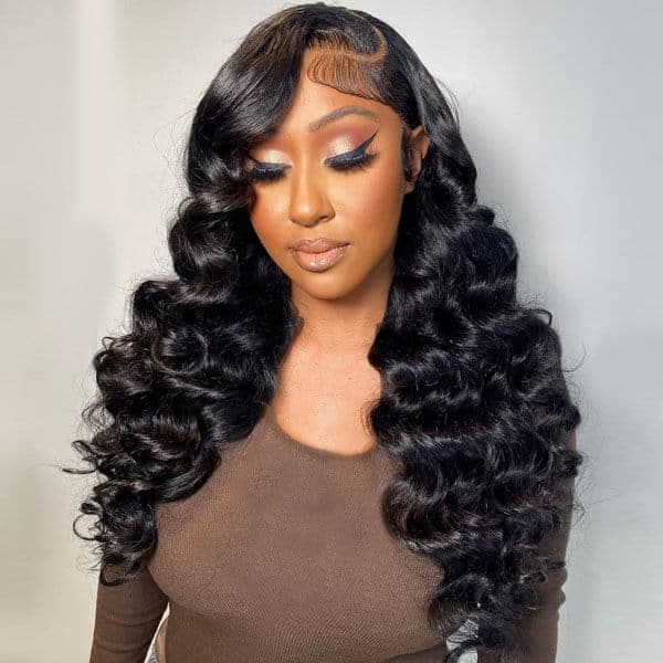 Mslynn Hair. 100% human hair, very soft, no shedding, curls are very pretty and doesn't tangle much. Order the best quality from premium wigs shop